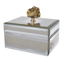 GLASS JEWELLERY BOX