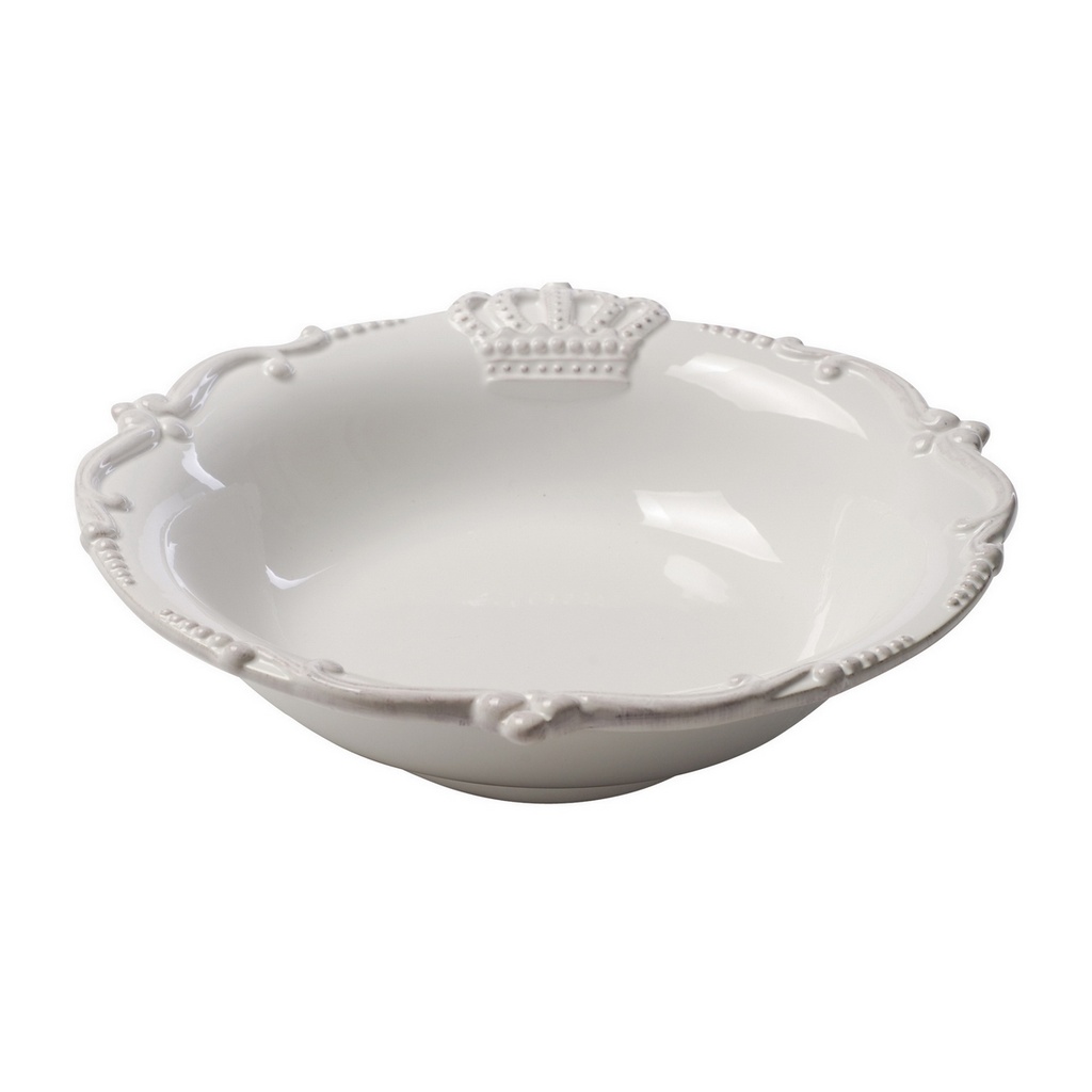 LOUIS CROWN CERAMIC SERVING BOWL