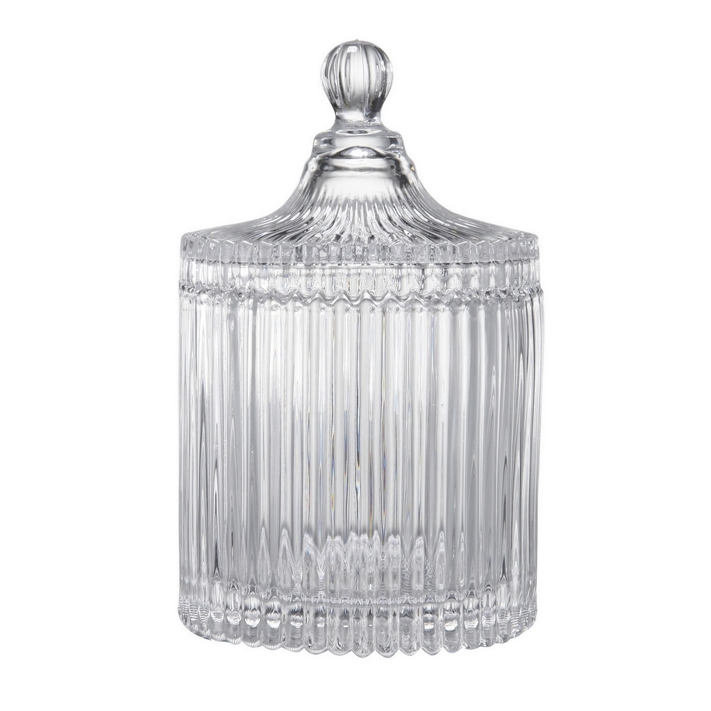 GLASS COOKIE JAR