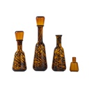 TOBACCO GLASS BOTTLE SET/3