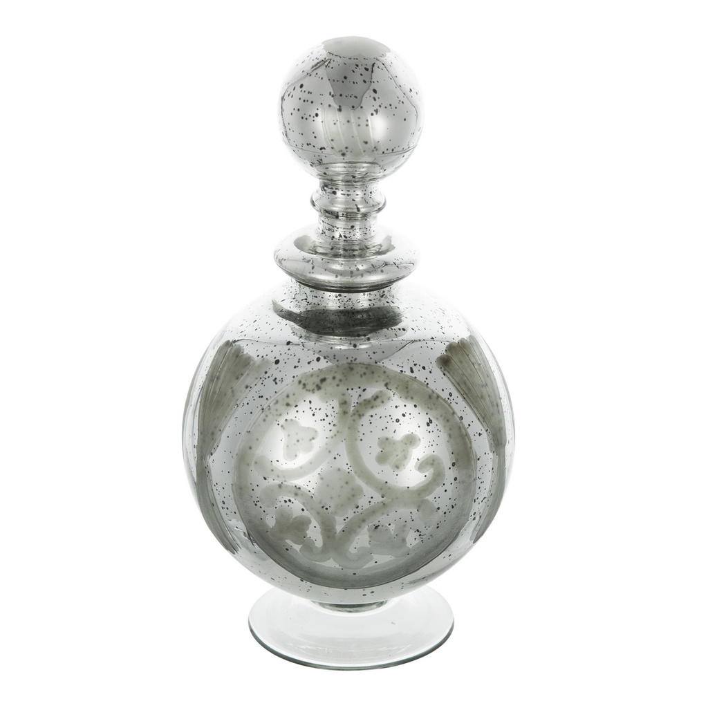 ANTIQUE MIRRORED VASE