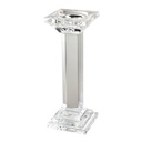 CRYSTAL PILLAR CANDLE HOLDER