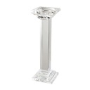 CRYSTAL PILLAR CANDLE HOLDER