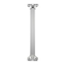 CRYSTAL PILLAR CANDLE HOLDER
