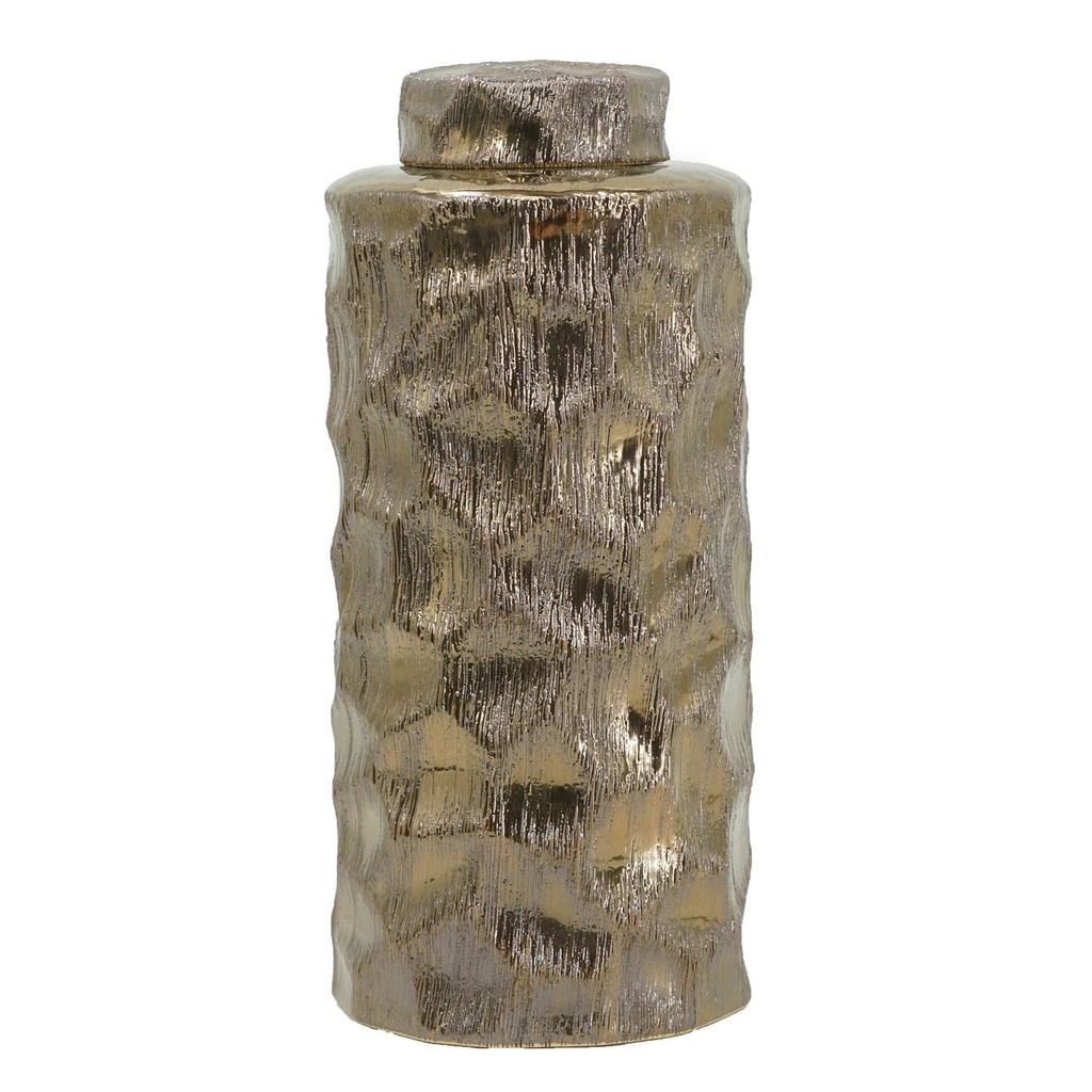 CERAMIC COPPER VASE