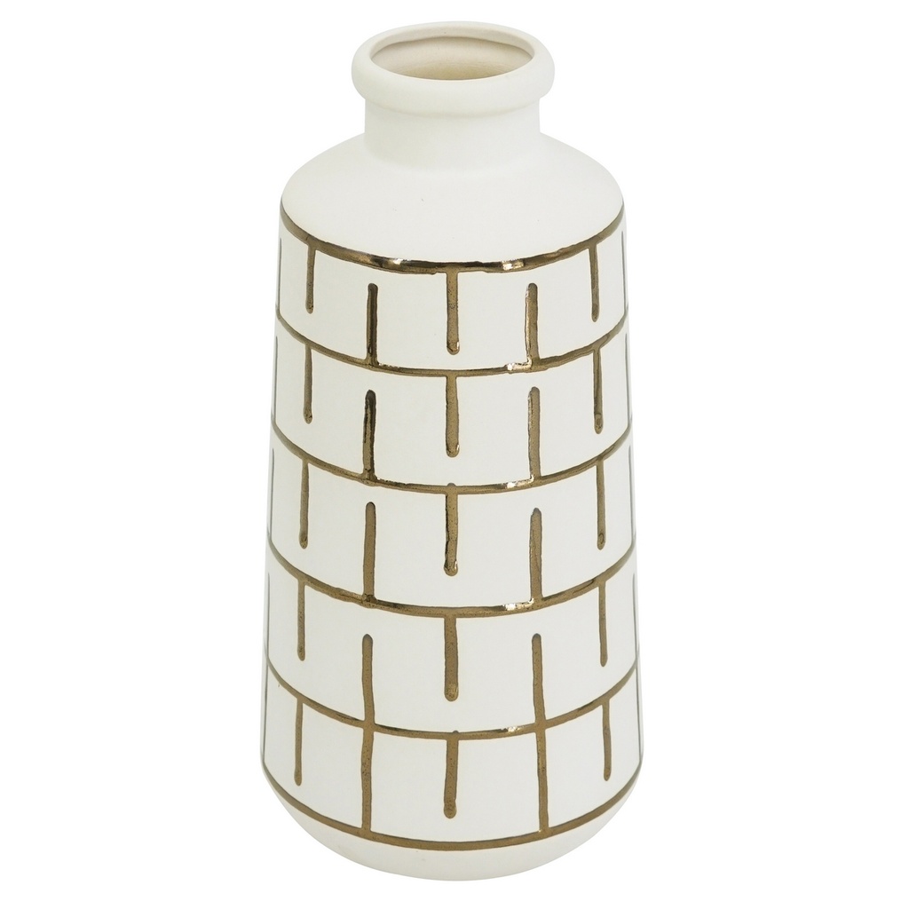 CERAMIC WHITE VASE