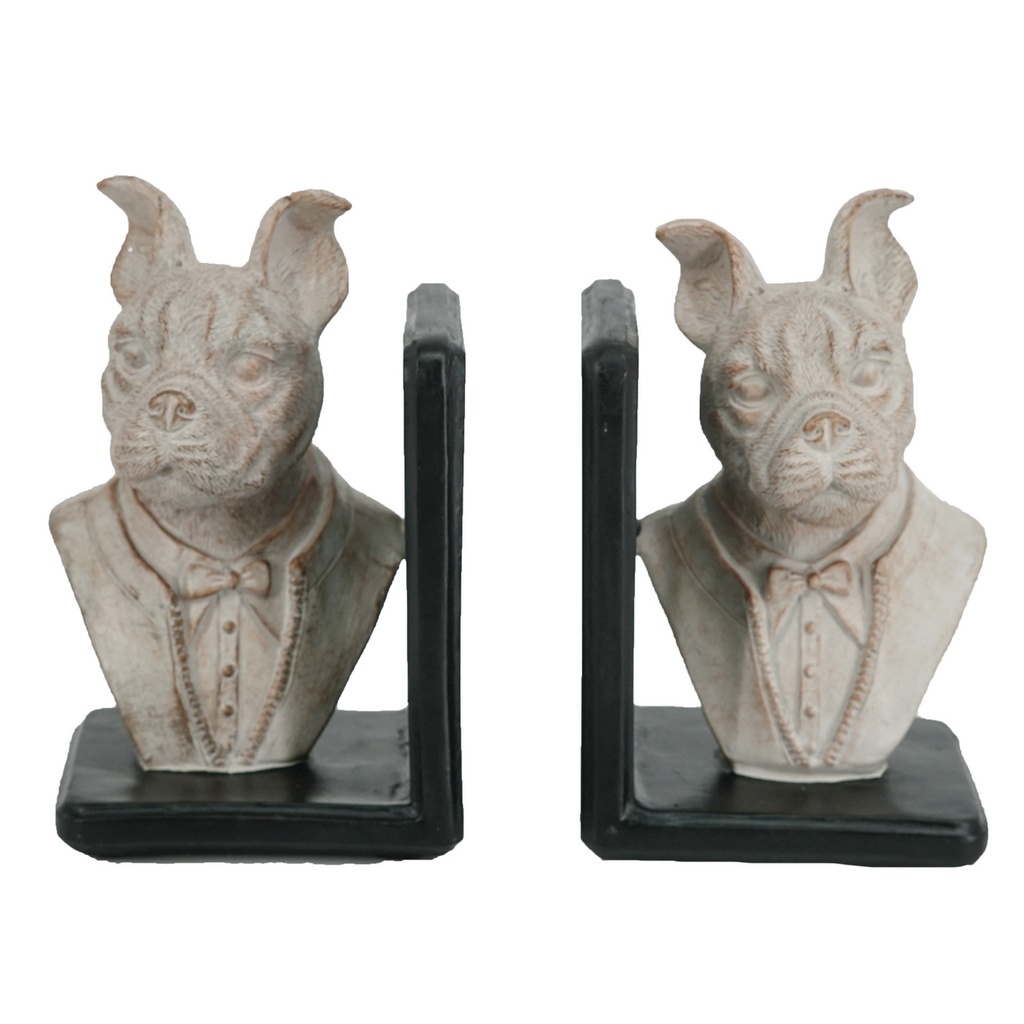DOG BOOKENDS S/2