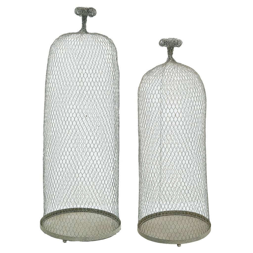 WIRE CLOCHE S/2