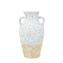 TWO HANDLED FLOWER VASE