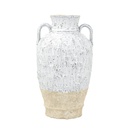 TWO HANDLED FLOWER VASE