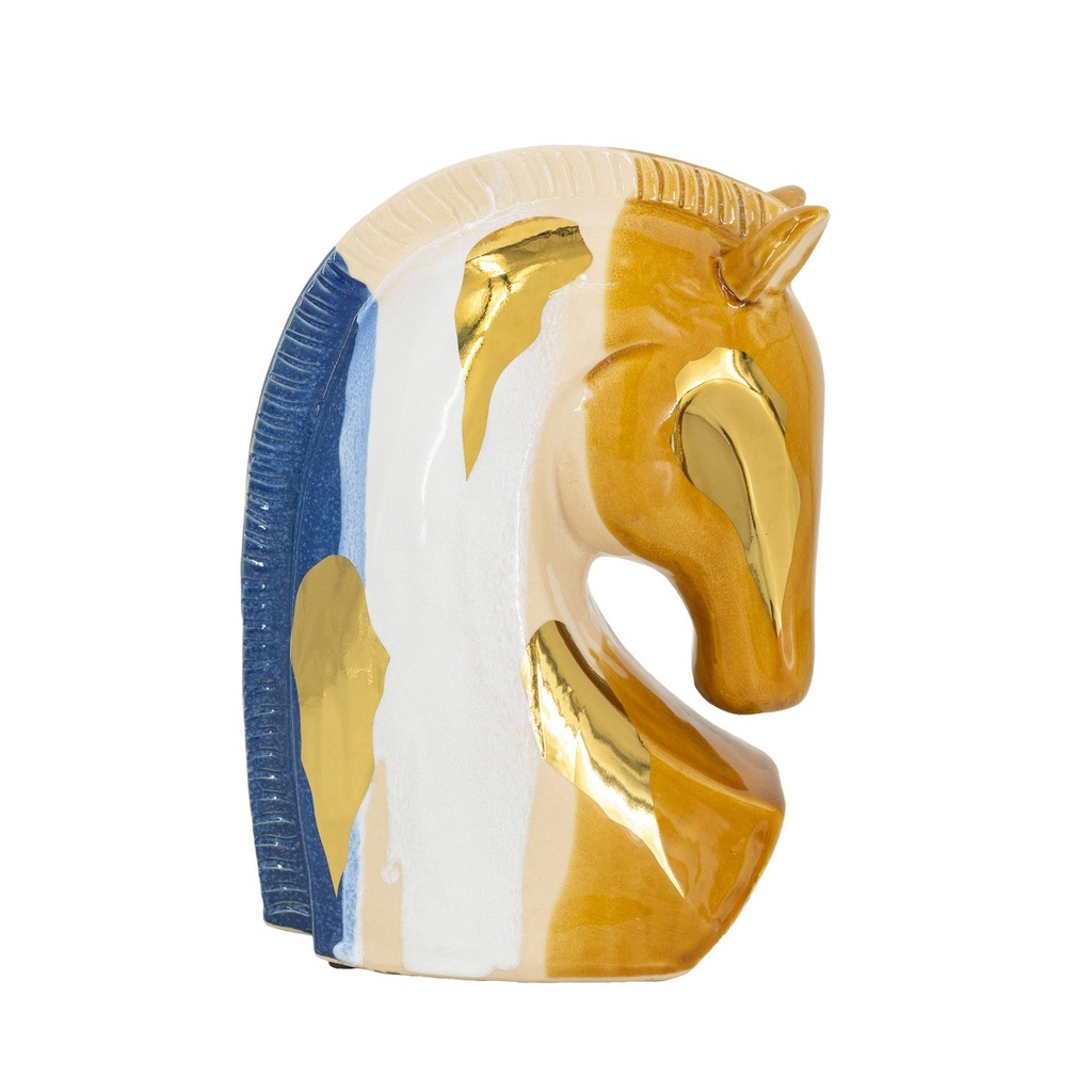 CERAMIC HORSE HEAD