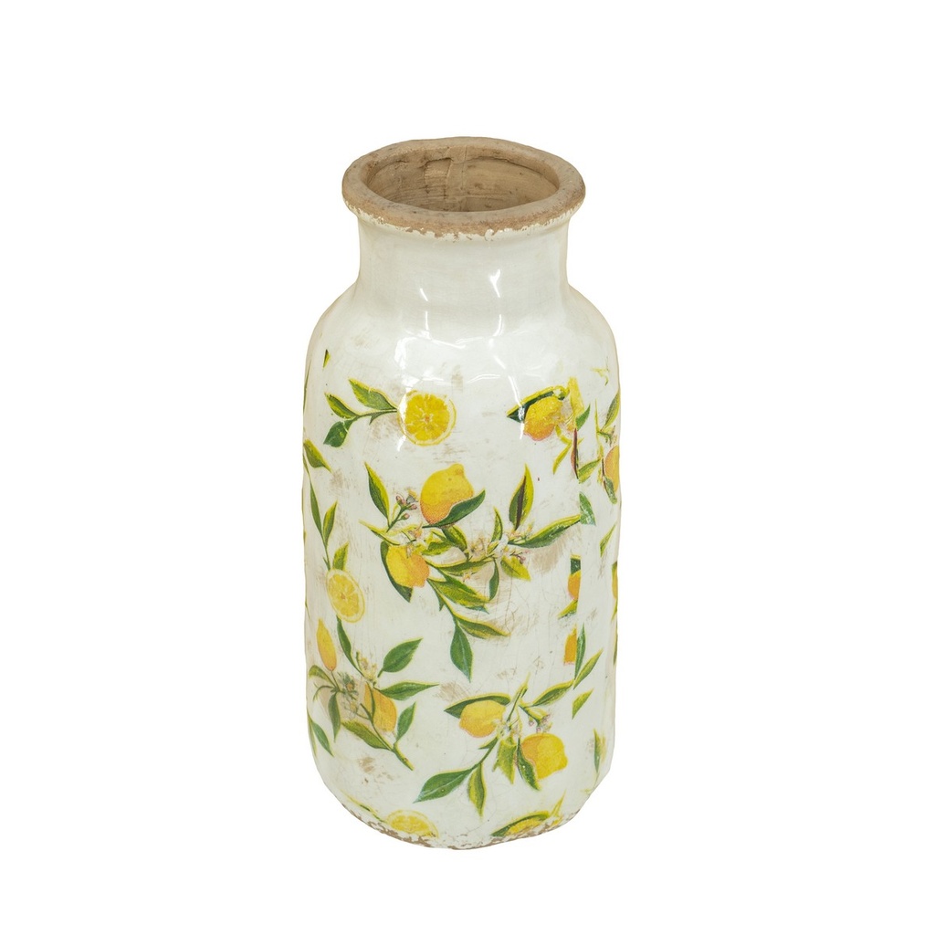 LEMON & LEAVES VASE