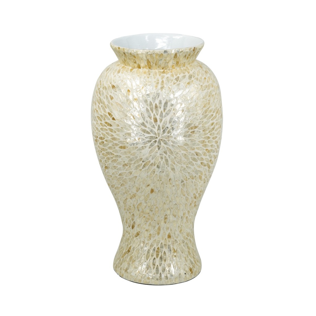 CAPIZ VASE - GOLD