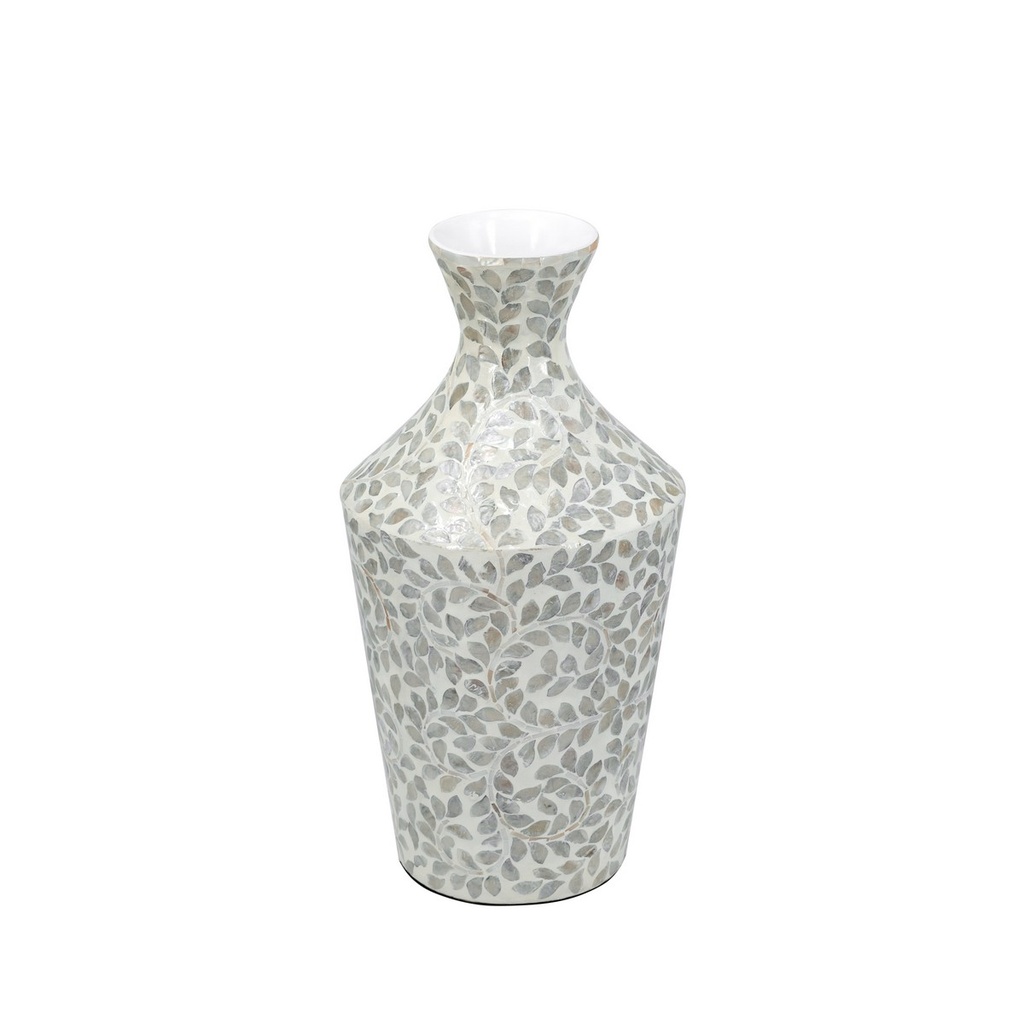 CAPIZ VASE - SILVER