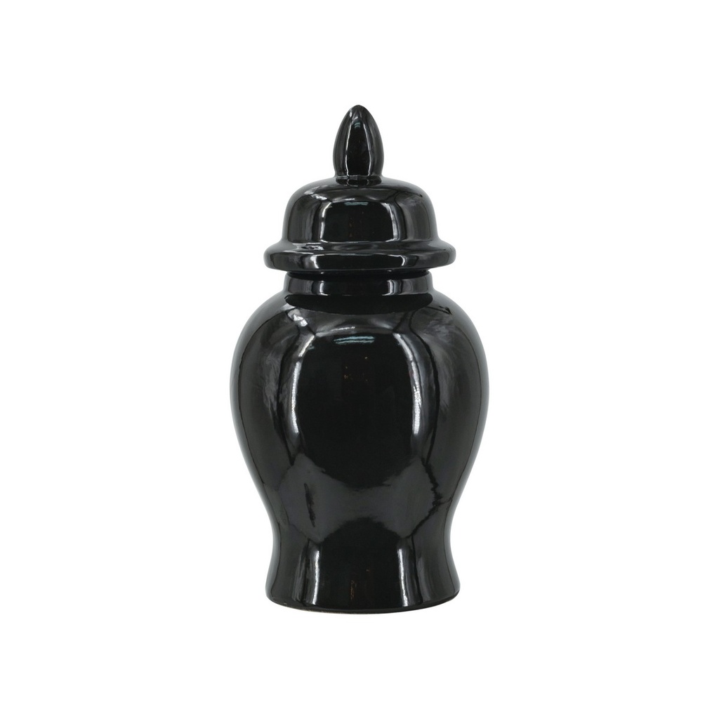 BLACK GINGER JAR - SMALL