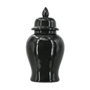 BLACK GINGER JAR - LARGE