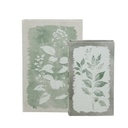 GREEN LEAF BOOK BOX S/2