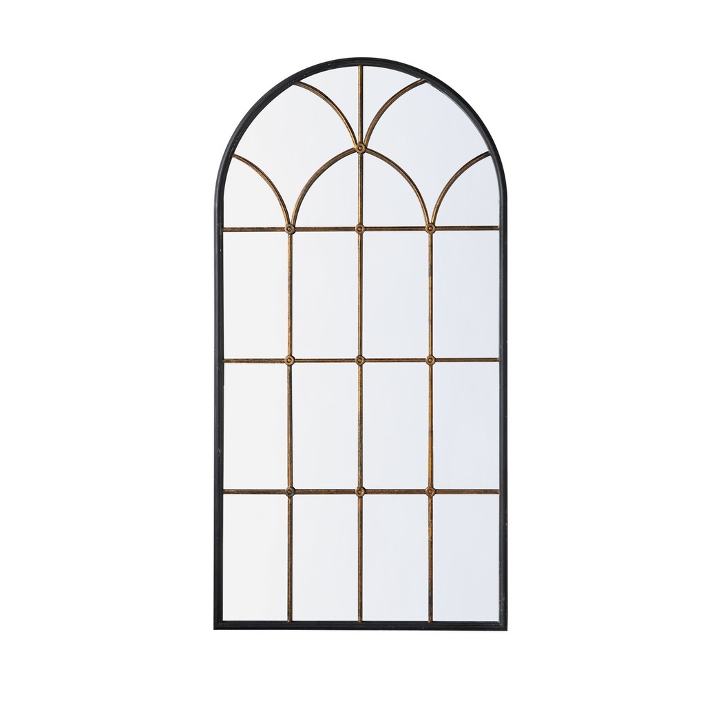 ANTIQUED WALL MIRROR