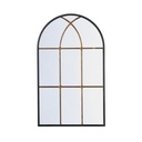 ANTIQUED WALL MIRROR