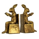 BUNNY BOOKENDS SET/2
