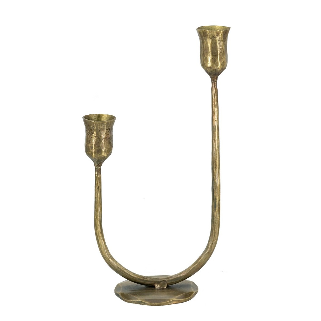 GOLD CANDLE HOLDER