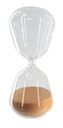 HOUR GLASS WITH TERRACOTTA SAND - LARGE