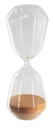HOUR GLASS WITH TERRACOTTA SAND - SMALL