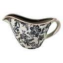 BLACK FLORAL CERAMIC  JUG - BLACK