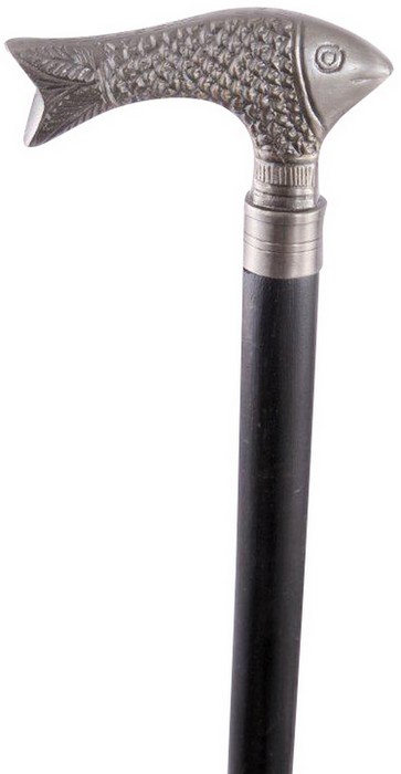 PEWTER WALKING STICK