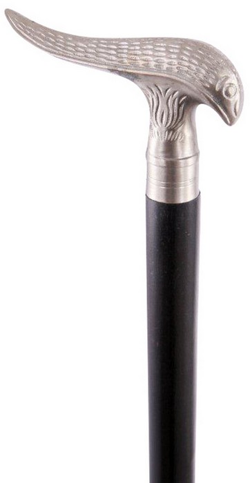 PEWTER WALKING STICK