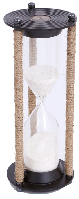 SANDTIMER BRASS / ROPE
