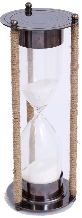 SANDTIMER BRASS / ROPE