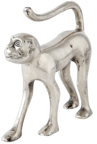ANTIQUE ALUMINIUM MONKEY