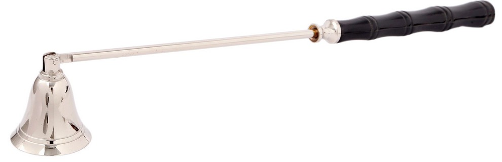 BRASS CANDLE SNUFFER W/ RESIN HANDLE