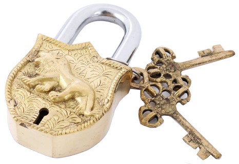 BRASS LION LOCK