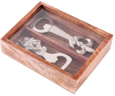 ALUMINIUM BOTTLE OPENERS S/2