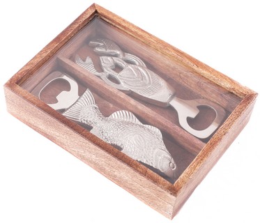 ALUMINIUM BOTTLE OPENERS S/2