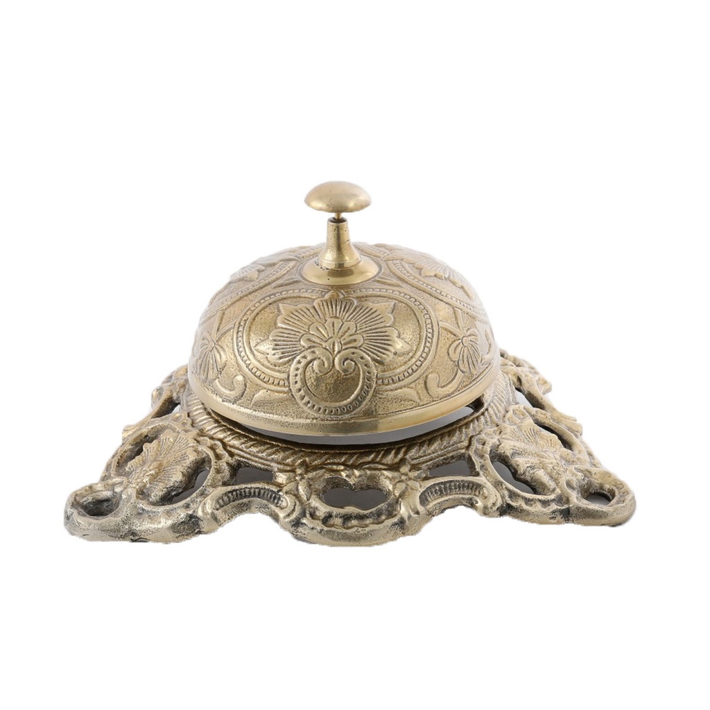 ALUMINIUM FLORAL TABLE BELL