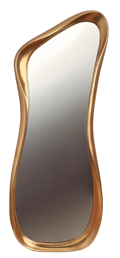 VINTAGE GOLD ABSTRACT MIRROR