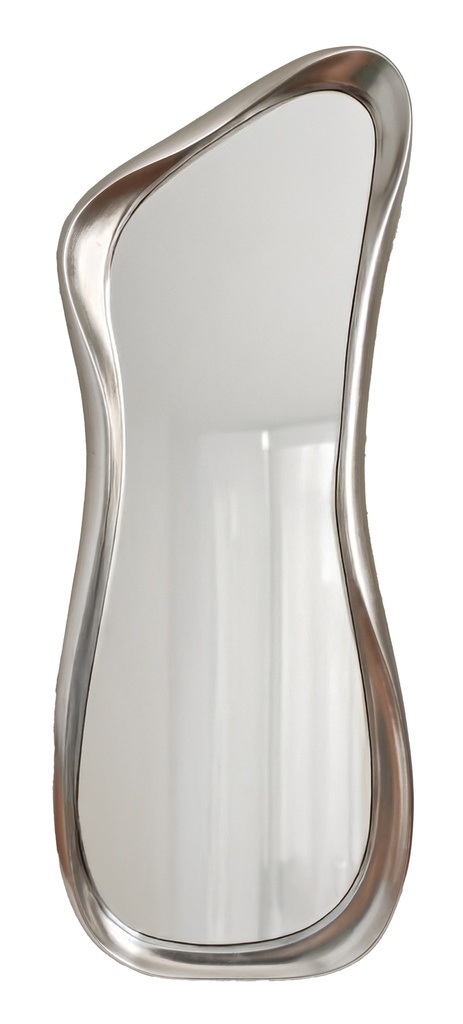 VINTAGE SILVER ABSTRACT MIRROR