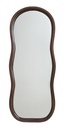 WALNUT ABSTRACT MIRROR