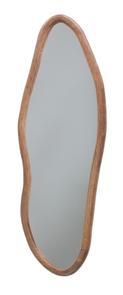 SQUIGGLE MIRROR - WALNUT