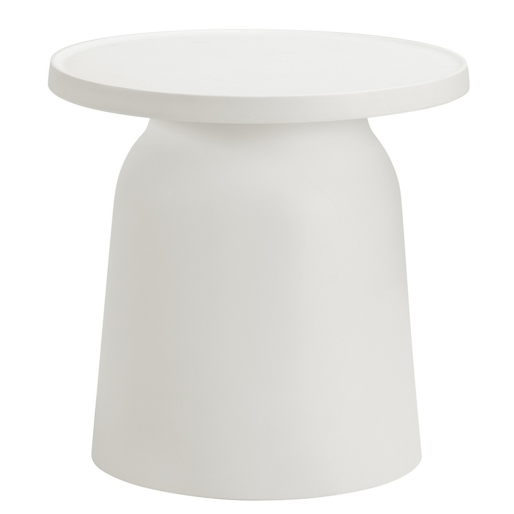 OUTDOOR SIDE TABLE - WHITE