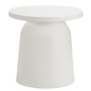 OUTDOOR SIDE TABLE - WHITE