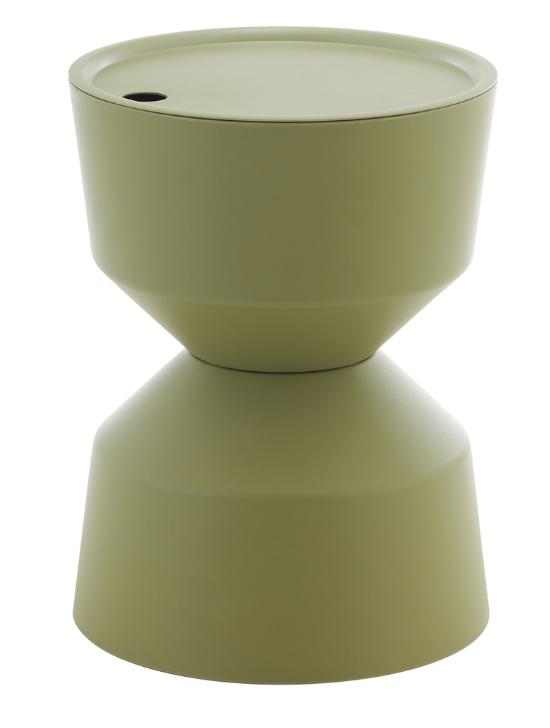 OUTDOOR ICE BUCKET SIDE TABLE - SAGE