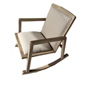 ROCKING CHAIR - OAK/LINEN