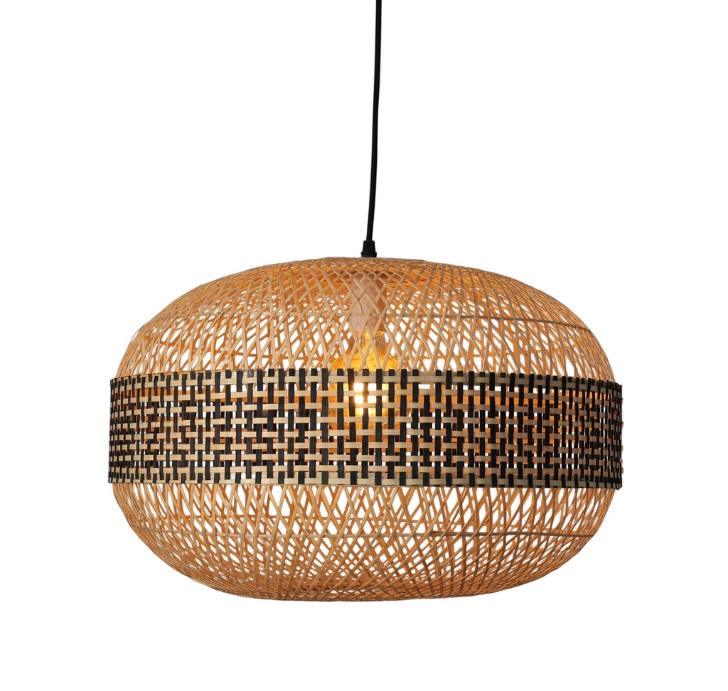 BAMBOO PENDANT - NATURAL/BLACK