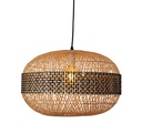 BAMBOO PENDANT - NATURAL/BLACK
