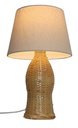 BAMBOO & LINEN TABLE LAMP  - NATURAL