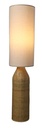 BAMBOO & LINEN FLOOR LAMP  - NATURAL